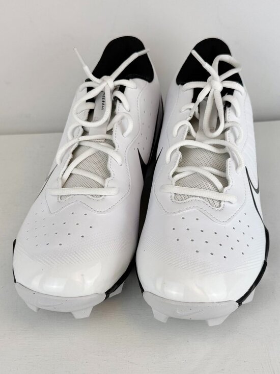Men\'s 12 Nike Alpha Huarache 4 Keystone Baseball Cleats White Black DJ6524-101 main image 5